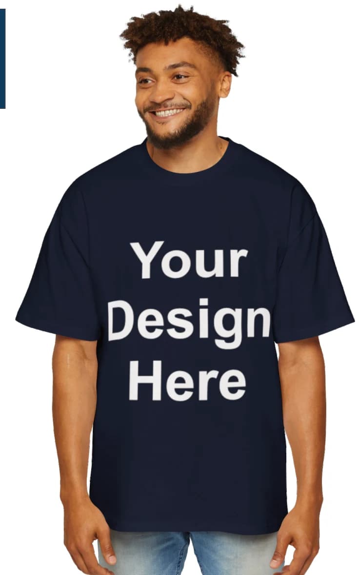 Drop shoulder oversized T-shirt