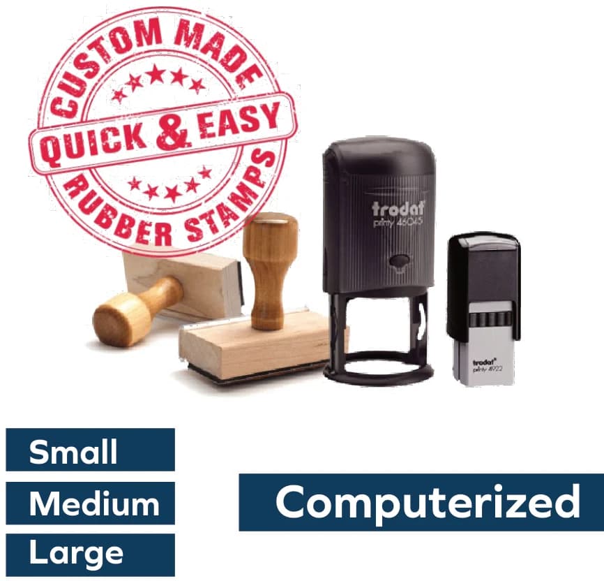 Custom rubber stamps